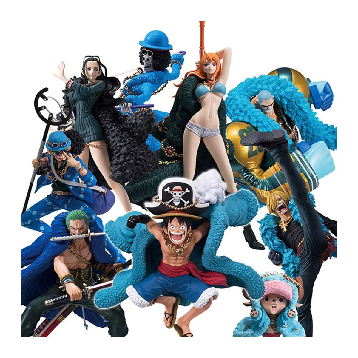Bandai One Piece 20th Anniversary Monkey D. Ruffy Actionfigur aus PVC, mehrfarbig, Höhe: 12 cm - Bild 2