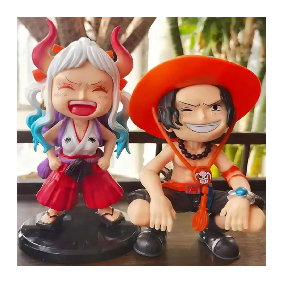 Bandai One Piece Ace und Yamato Anime Actionfiguren aus PVC, mehrfarbig, Höhe: 13 cm - Bild 3
