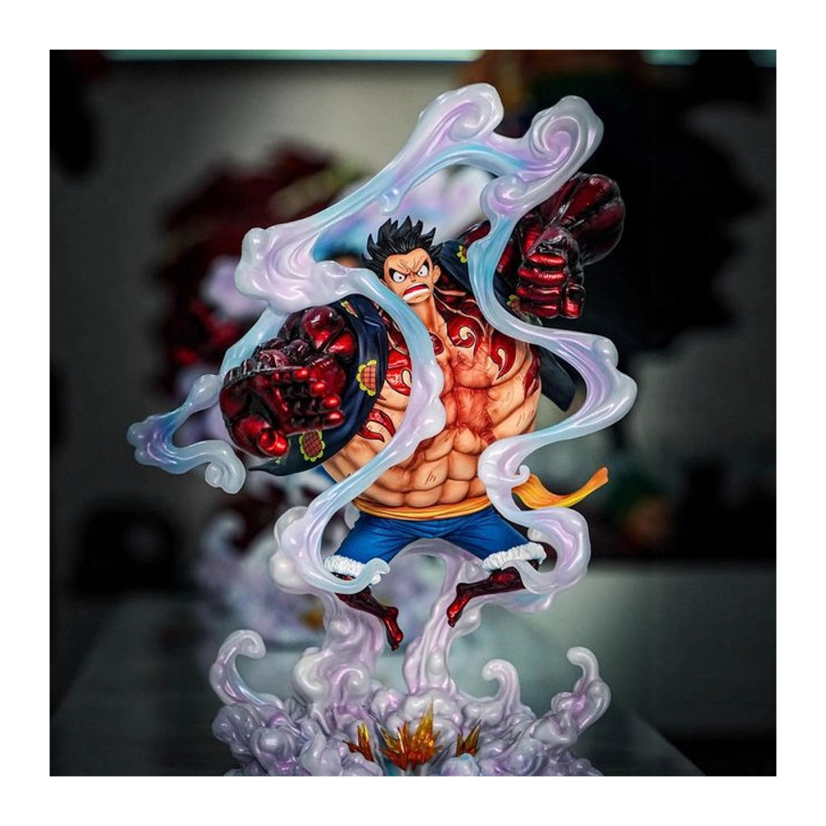 Bandai One Piece Actionfigur Dream Gear Vierte Ruffy Animation Modell aus Kunstharz, mehrfarbig, Höhe: 38 cm - Bild 1