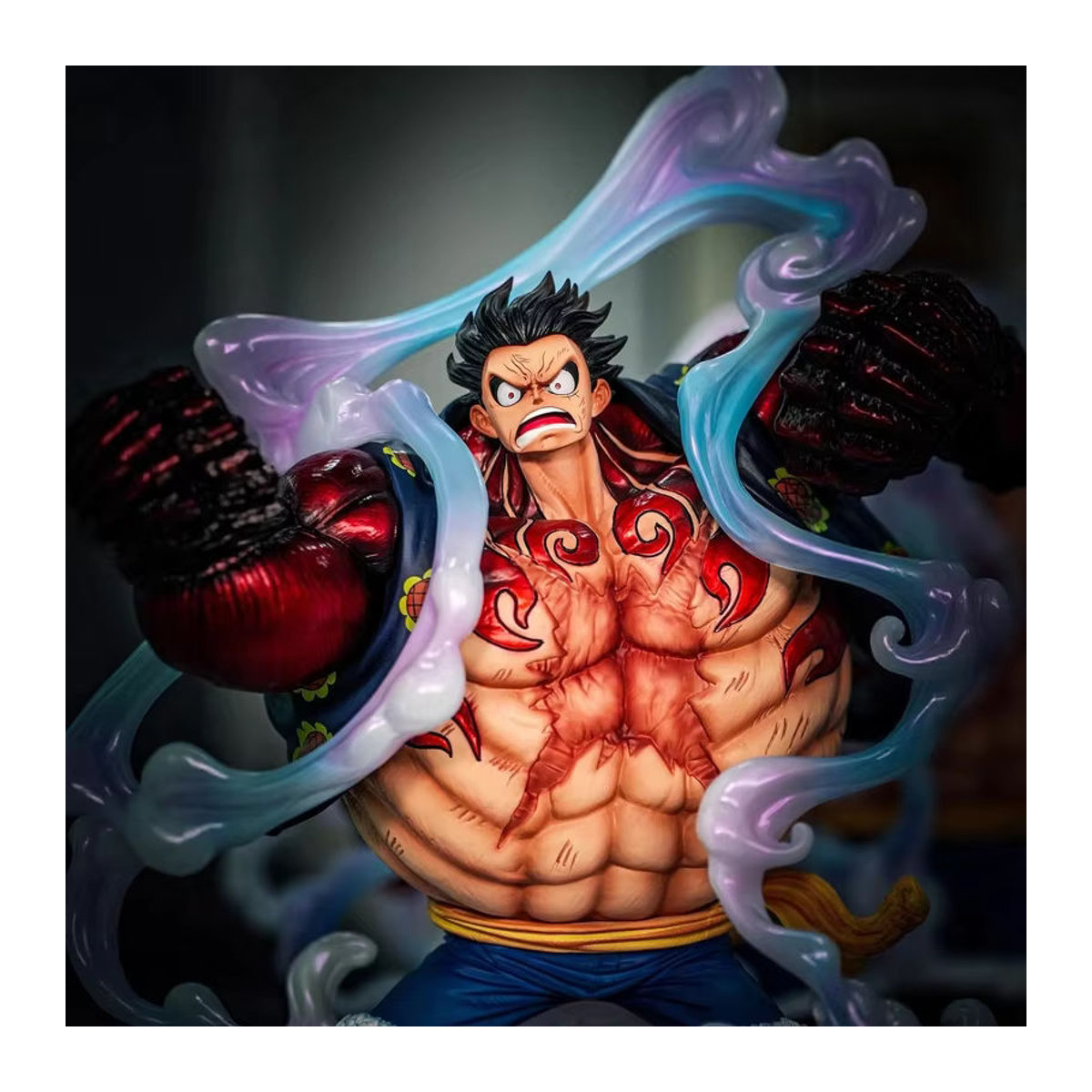 Bandai One Piece Actionfigur Dream Gear Vierte Ruffy Animation Modell aus Kunstharz, mehrfarbig, Höhe: 38 cm - Bild 2