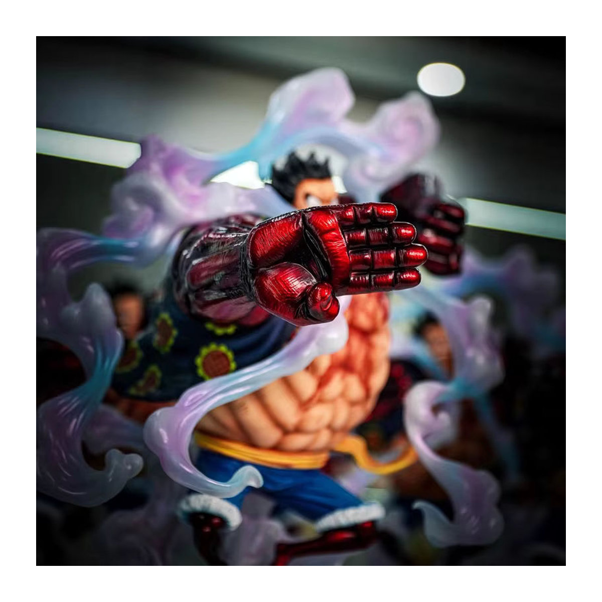 Bandai One Piece Actionfigur Dream Gear Vierte Ruffy Animation Modell aus Kunstharz, mehrfarbig, Höhe: 38 cm - Bild 3