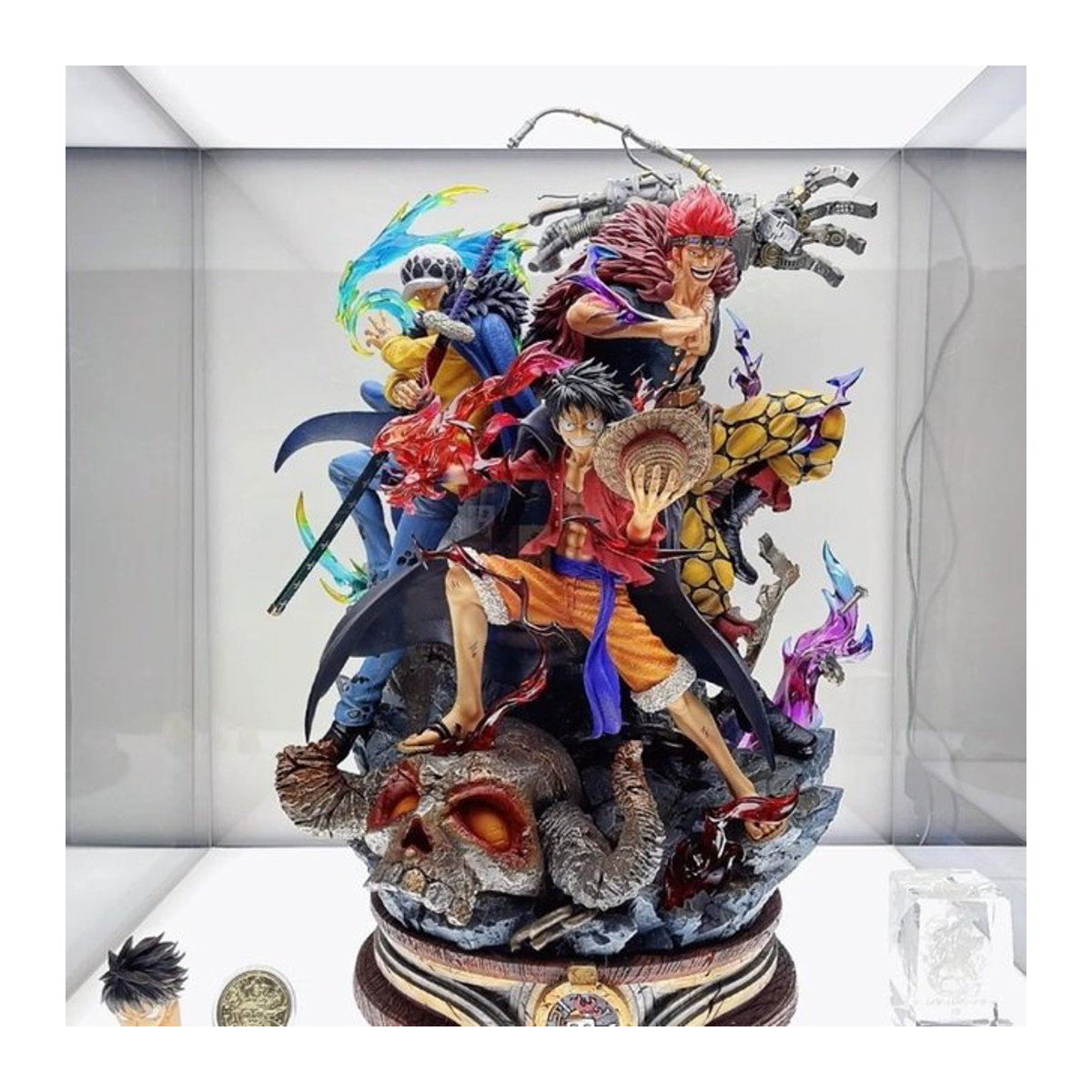 Bandai One Piece Actionfigur Drei Kapitäne Luffy Law Kid aus PVC, mehrfarbig, Höhe: 20 cm - Bild 1