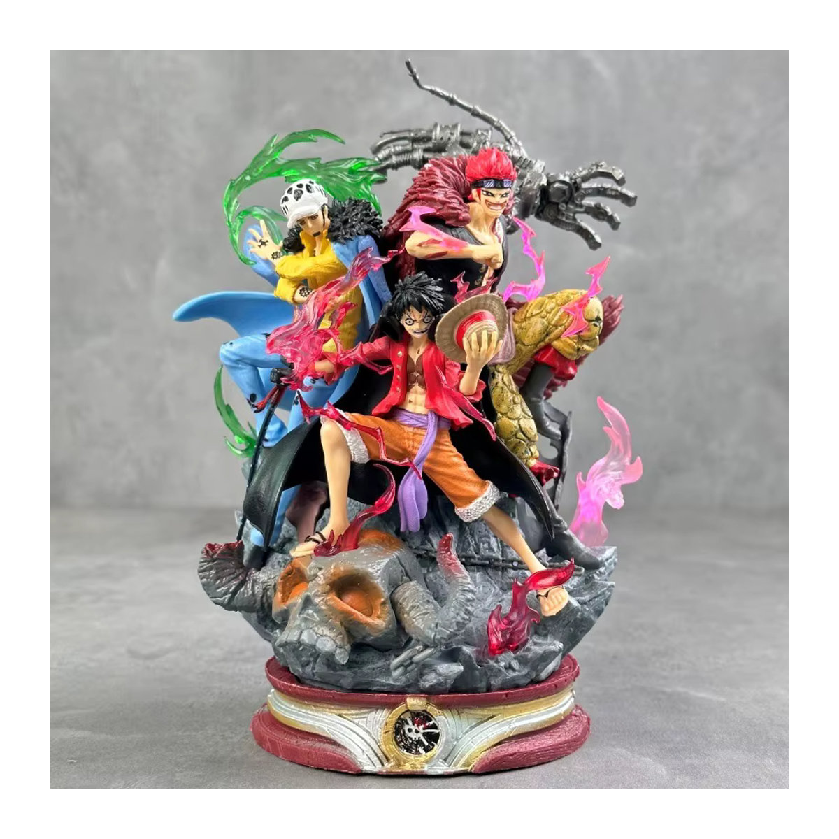 Bandai One Piece Actionfigur Drei Kapitäne Luffy Law Kid aus PVC, mehrfarbig, Höhe: 20 cm - Bild 4