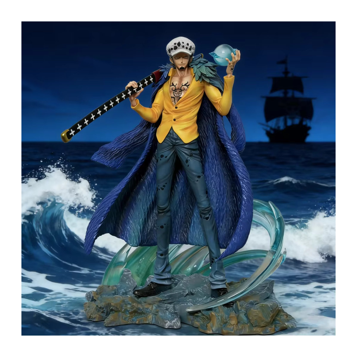 Bandai One Piece Actionfigur Trafalgar D. Water Law aus PVC, mehrfarbig, Höhe: 25 cm - Bild 3