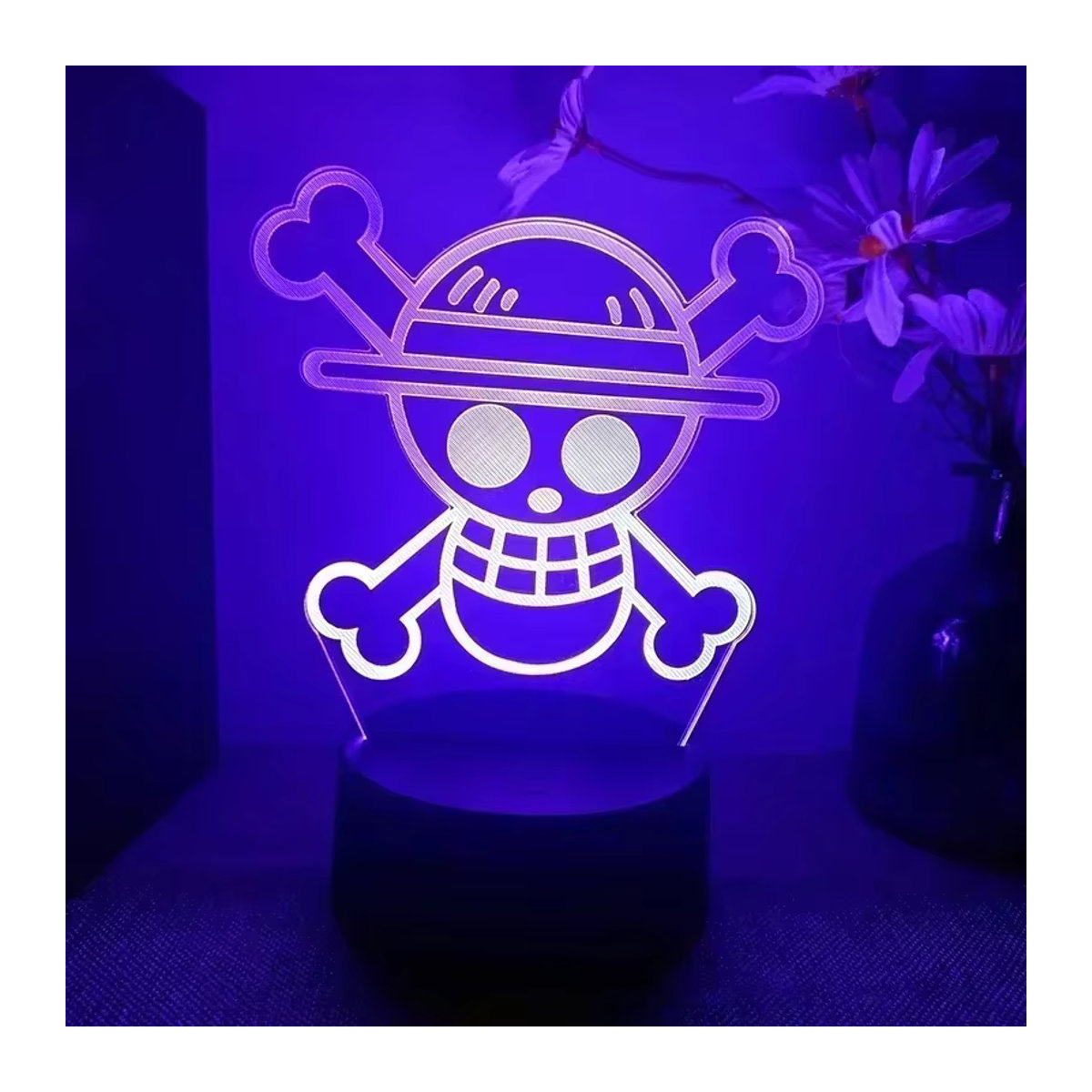 Bandai One Piece Anime 3D LED Nachtlicht mit Farbwechsel in Bunt - Bild 3