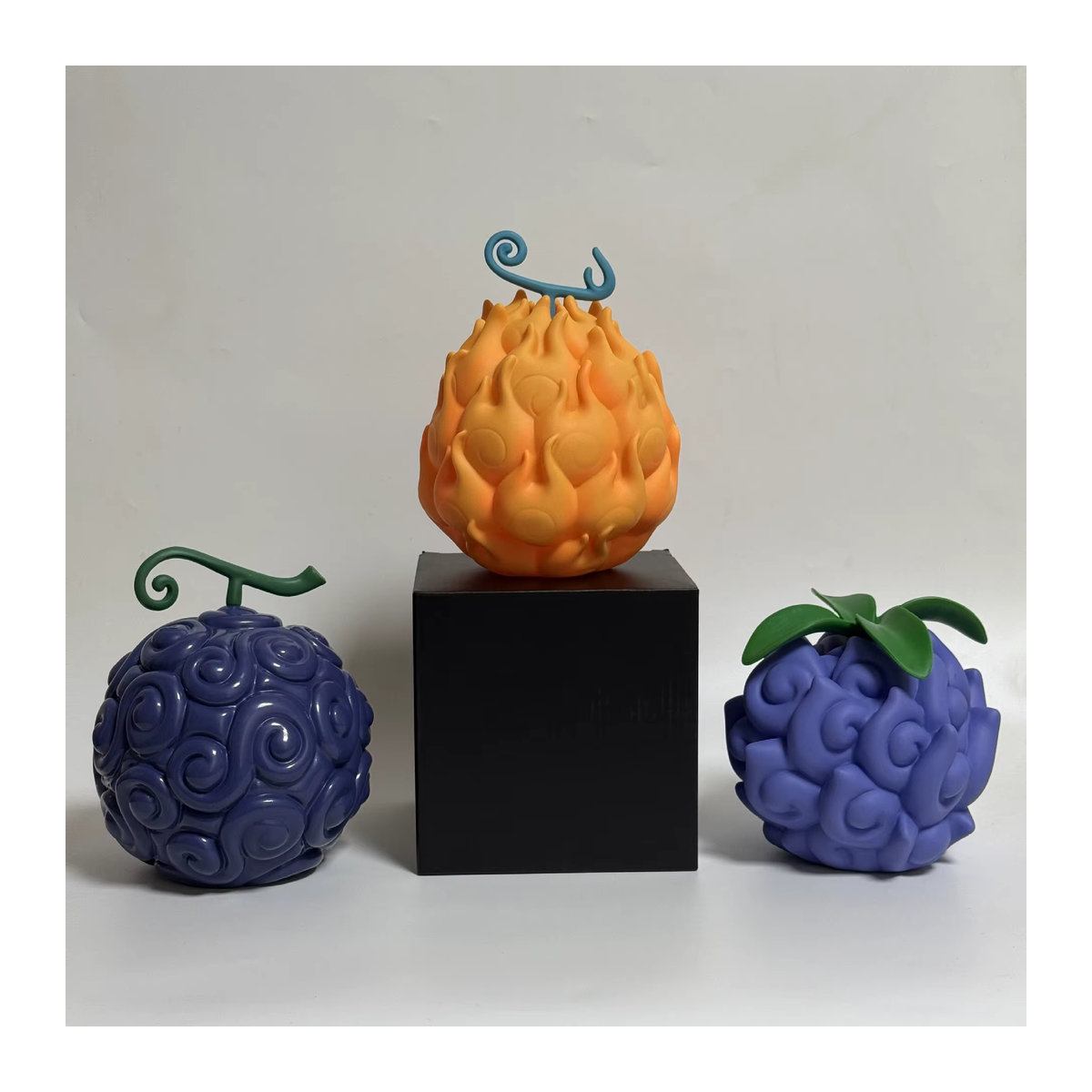 Bandai One Piece Anime Action Figure PVC Modell Spielzeug mit Ruffy Gum-Gum Fruit und Ace Flame-Flame Fruit, mehrfarbig, Höhe: 17 cm - Bild 2