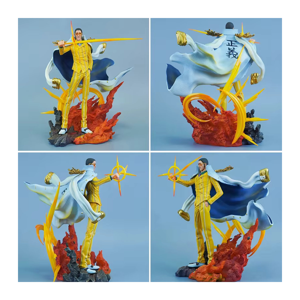 Bandai One Piece Anime Actionfigur Borsalino gelb aus Kunststoff - Bild 3