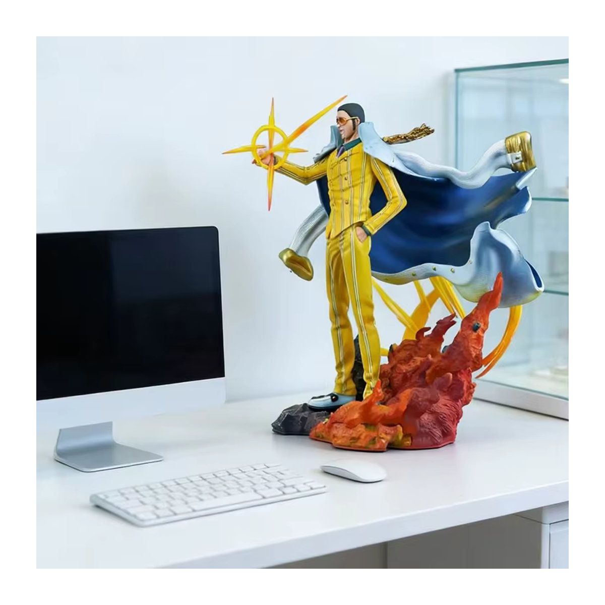 Bandai One Piece Anime Actionfigur Borsalino gelb aus Kunststoff - Bild 4