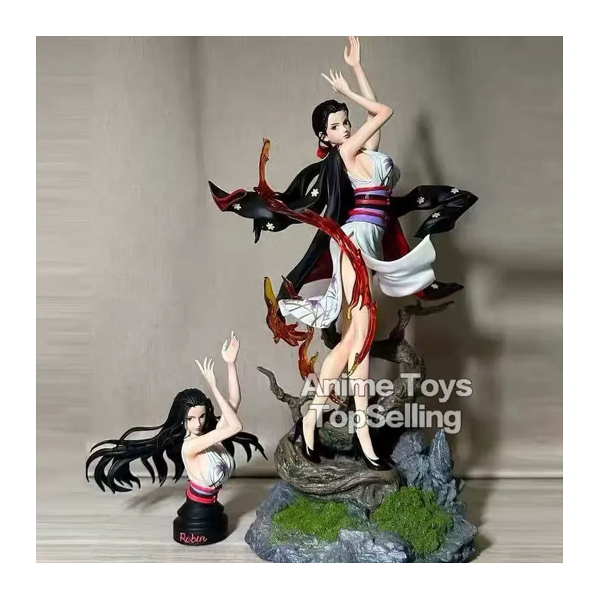 Bandai One Piece Anime Actionfigur Nico Robin als PVC Statue, mehrfarbig, Höhe: 38 cm - Bild 4