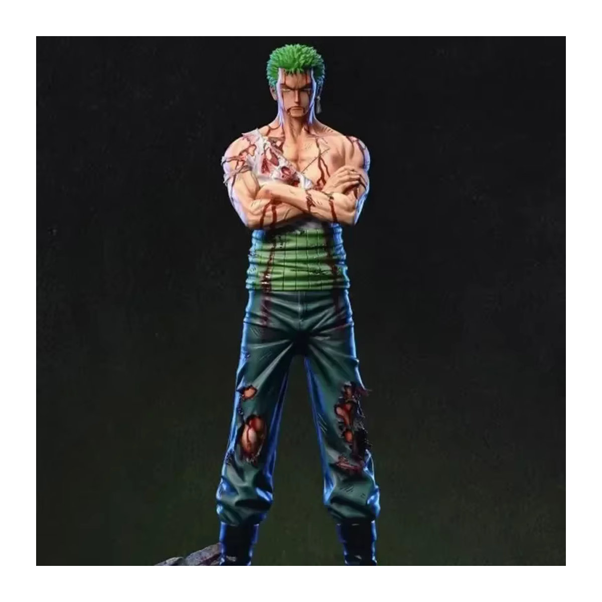 Bandai One Piece Anime Actionfigur Roronoa Zoro und Vinsmoke Sanji PVC-Statue in stehender Pose, mehrfarbig, Höhe: 27 cm - Bild 3