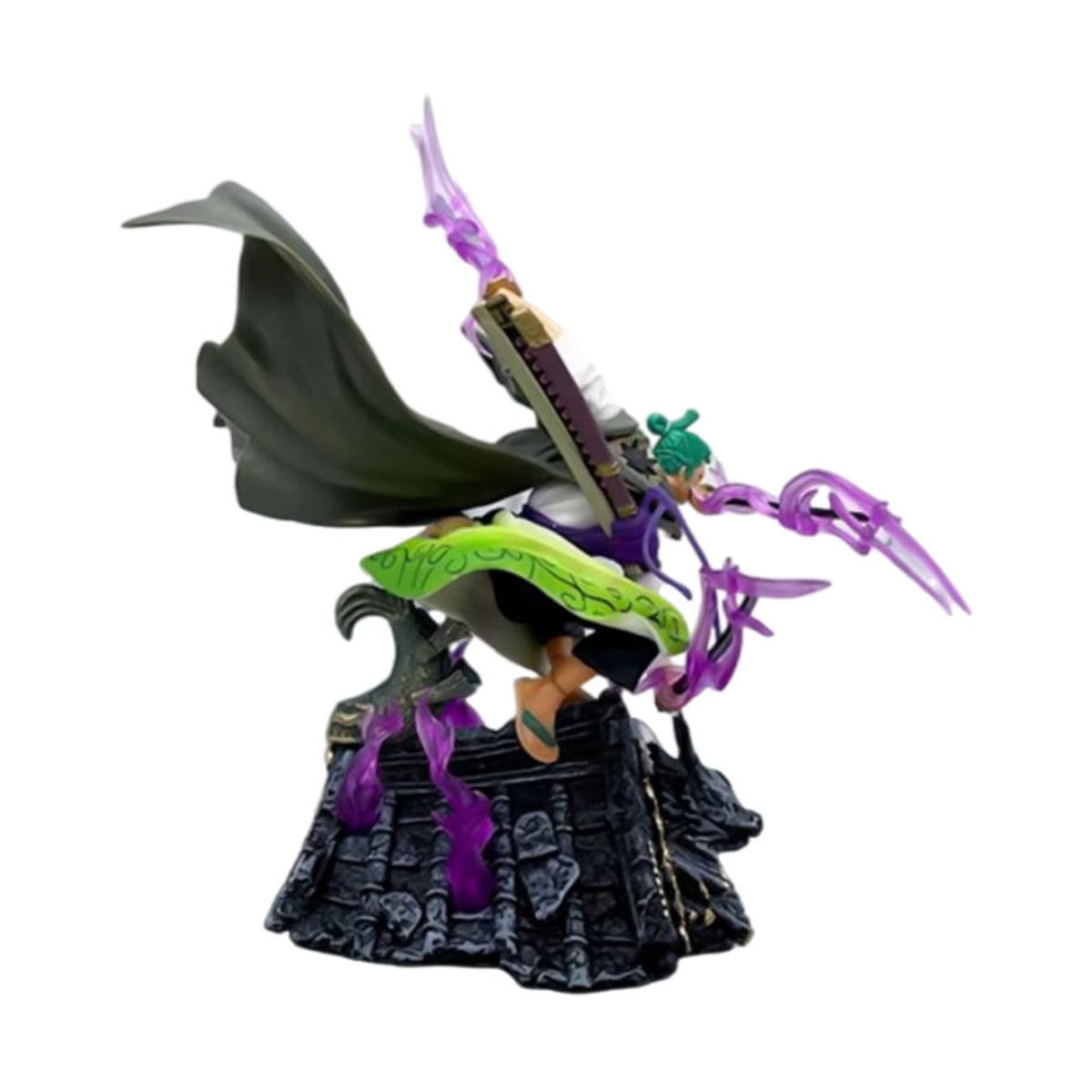 Bandai One Piece Anime Actionfigur Zoro im Drei-Klingen-Stil, mehrfarbig, Höhe: 22 cm - Bild 3