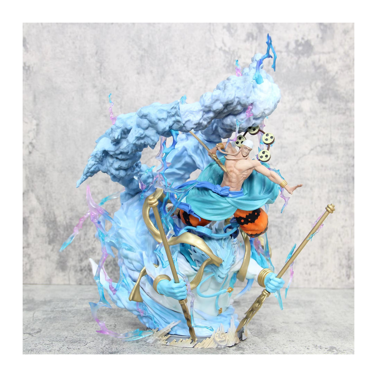 Bandai One Piece Anime Enel Figur aus PVC, mehrfarbig, Höhe: 36 cm - Bild 2