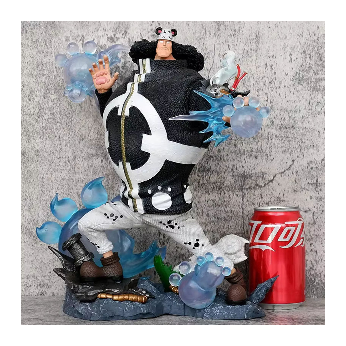 Bandai One Piece Anime Figur Bartholemew Kuma mit austauschbaren Händen, mehrfarbig, Höhe: 32 cm - Bild 3