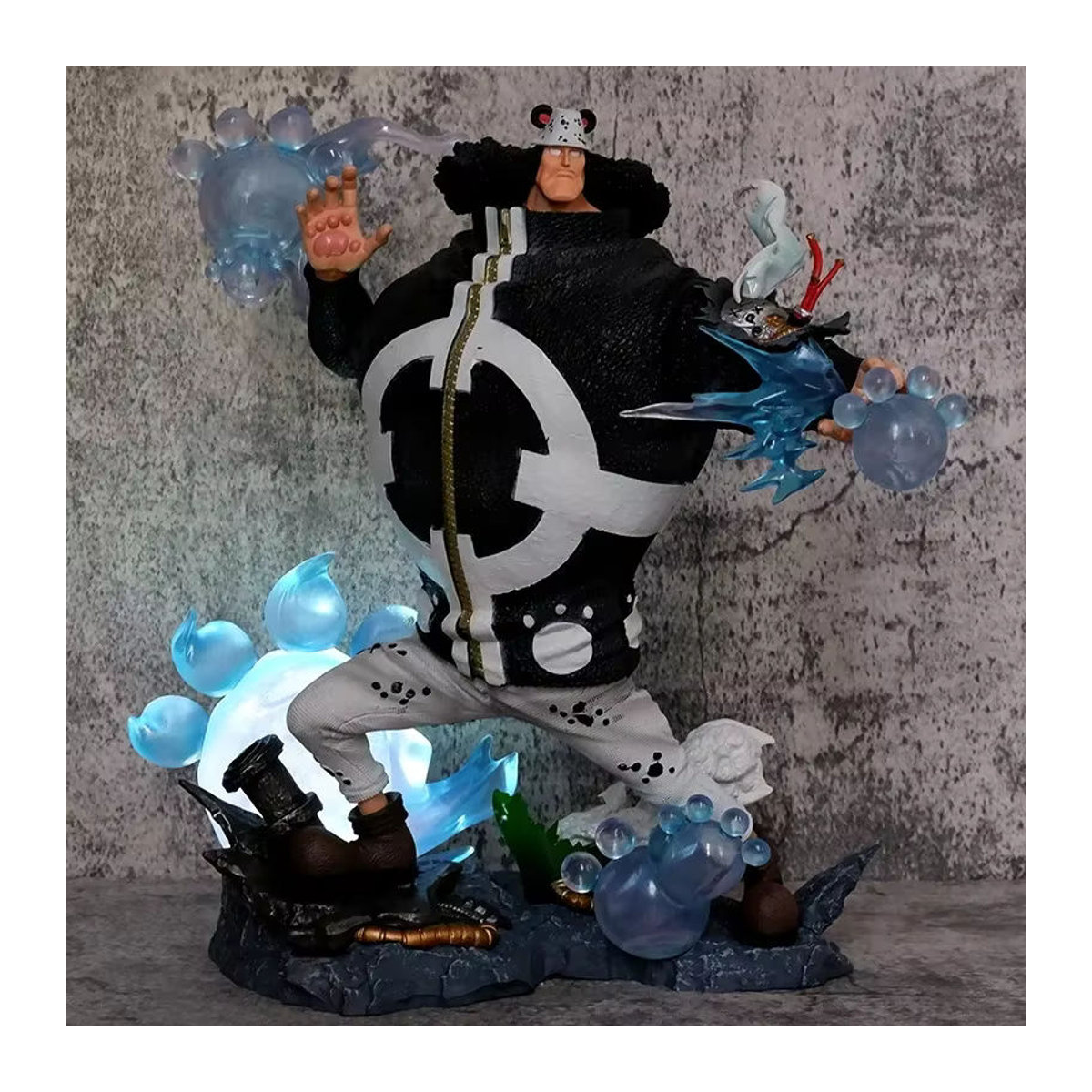 Bandai One Piece Anime Figur Bartholemew Kuma mit austauschbaren Händen, mehrfarbig, Höhe: 32 cm - Bild 4