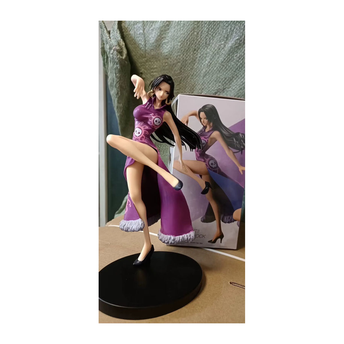 Bandai One Piece Anime Figur Boa Hancock China Dress Ver. lila Dekorationsfigur aus Kunststoff, Höhe: 20 cm - Bild 5