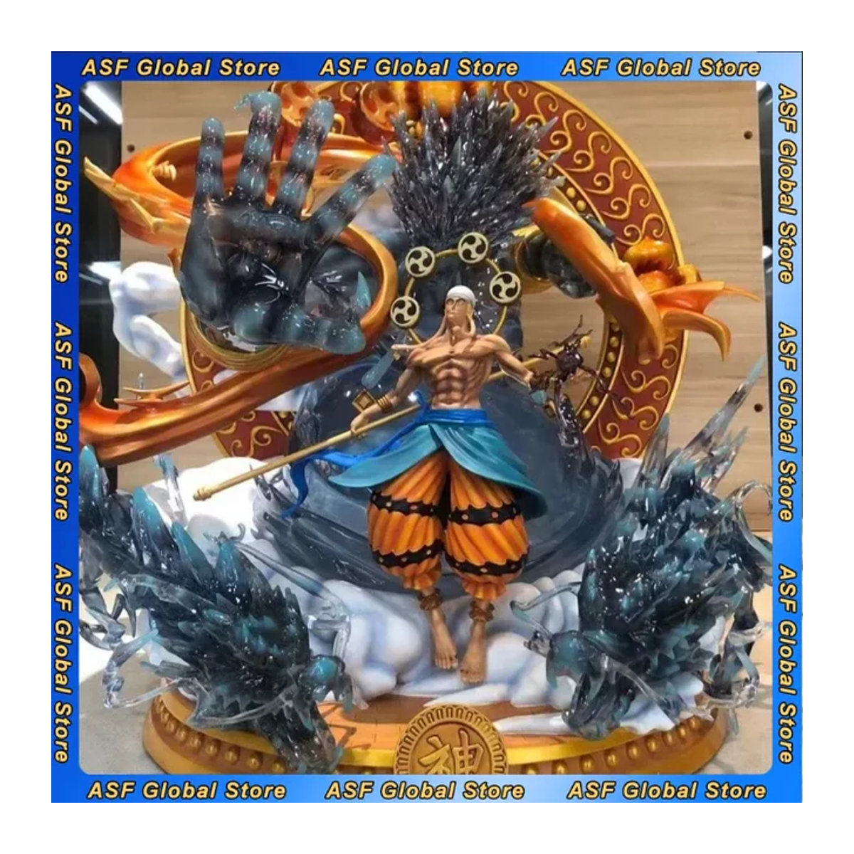 Bandai One Piece Anime Figur Enel Sky Island Charakter aus PVC, mehrfarbig, Höhe: 29 cm - Bild 1