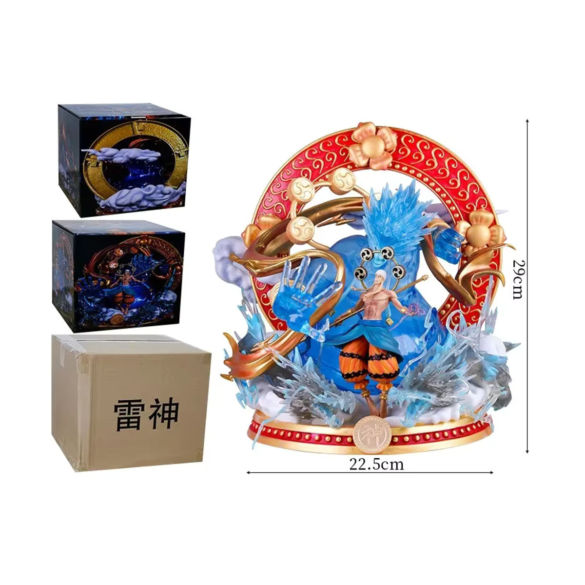 Bandai One Piece Anime Figur Enel Sky Island Charakter aus PVC, mehrfarbig, Höhe: 29 cm - Bild 4