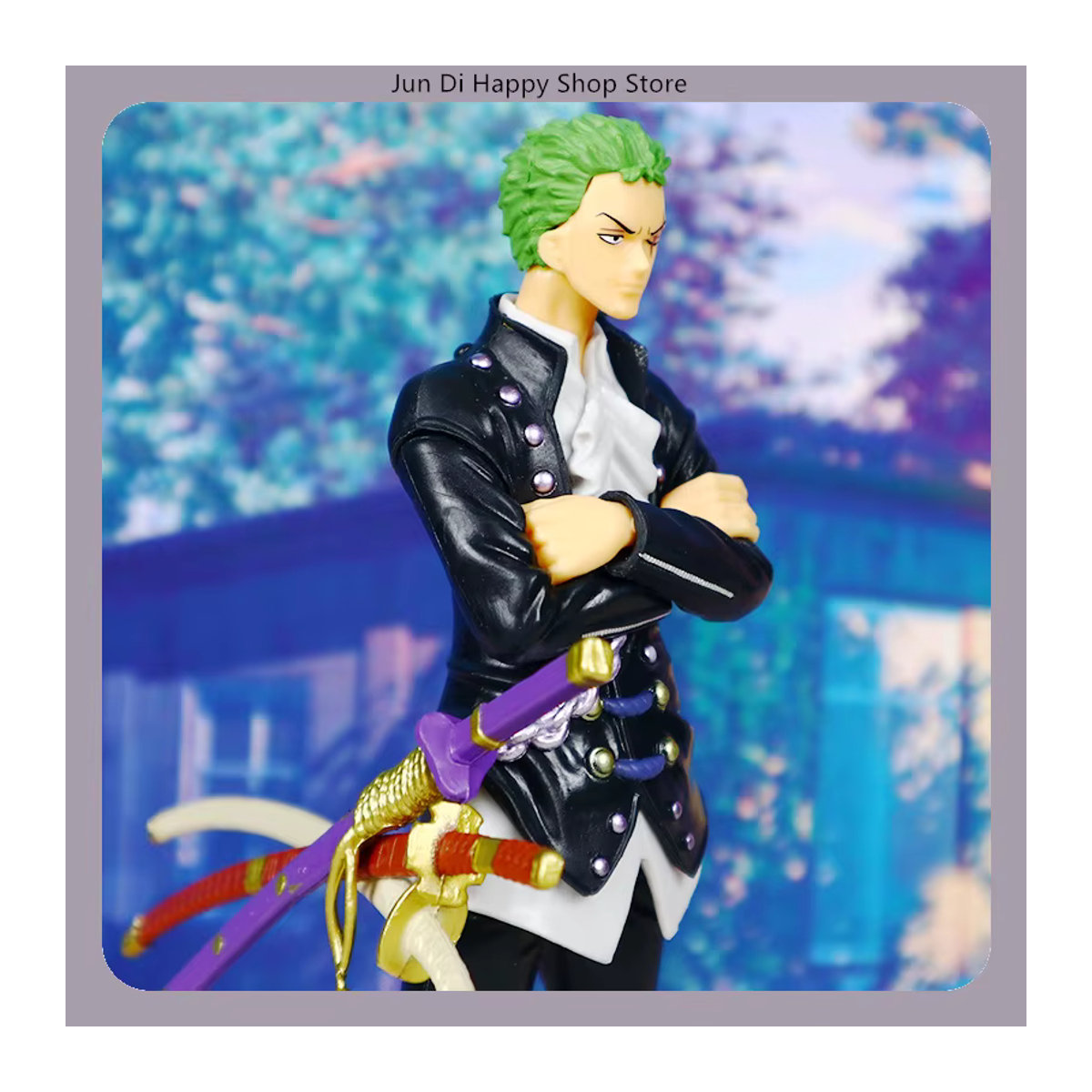 Bandai One Piece Anime-Figur Modell Statue Uta Zoro Sanji Nami in stehender Pose, mehrfarbig, Höhe: 18 cm - Bild 1