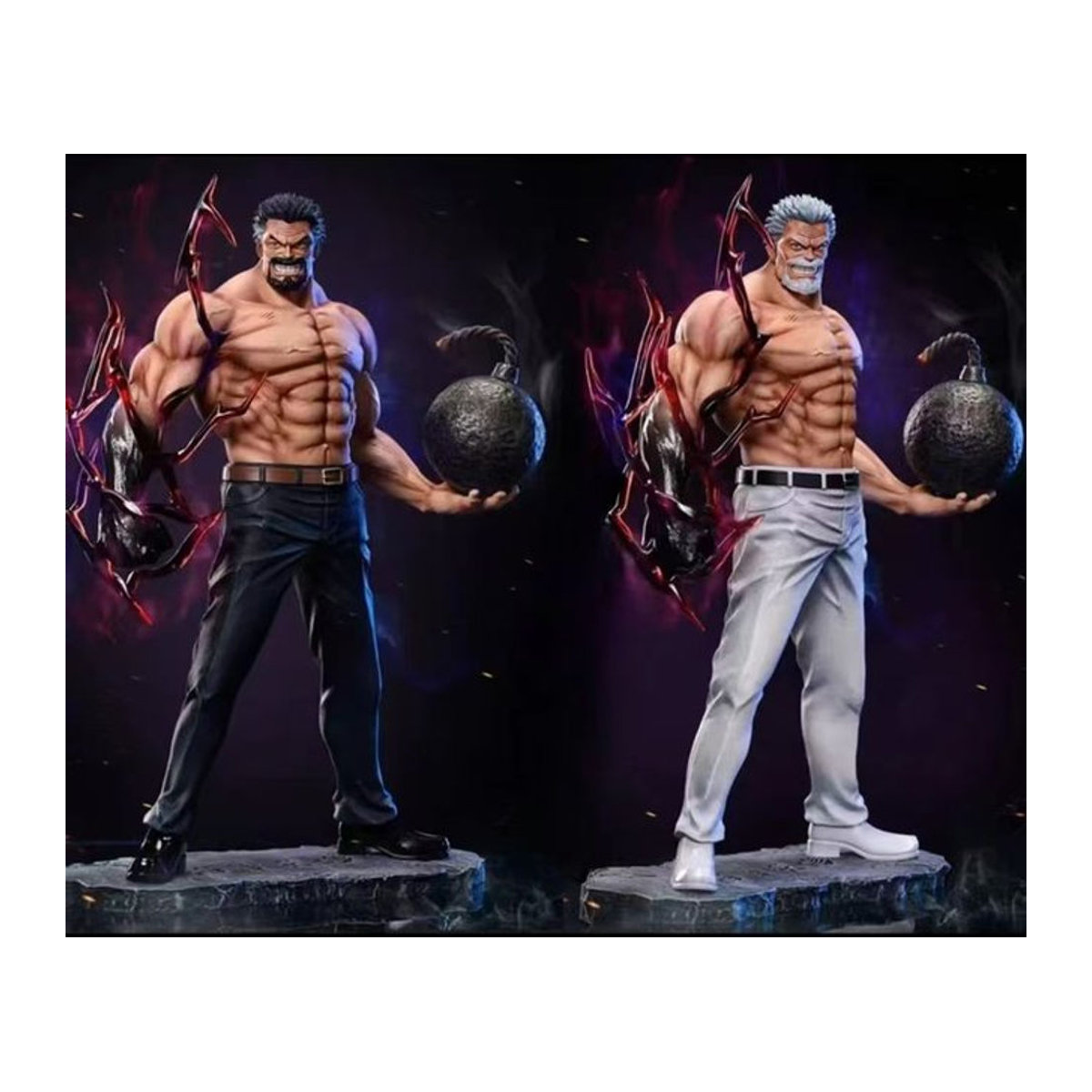 Bandai One Piece Anime Figur Monkey D. Garp Skulptur aus Kunststoff, mehrfarbig, Höhe: 26 cm - Bild 1