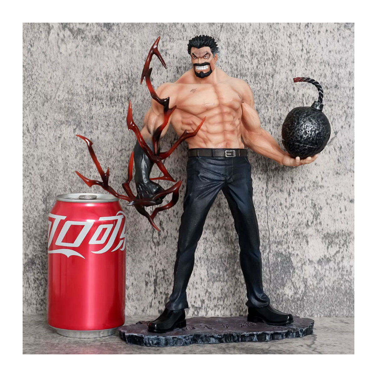 Bandai One Piece Anime Figur Monkey D. Garp Skulptur aus Kunststoff, mehrfarbig, Höhe: 26 cm - Bild 2