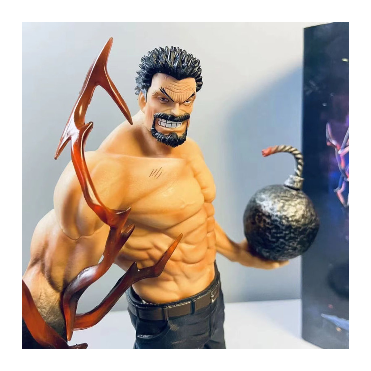 Bandai One Piece Anime Figur Monkey D. Garp Skulptur aus Kunststoff, mehrfarbig, Höhe: 26 cm - Bild 3