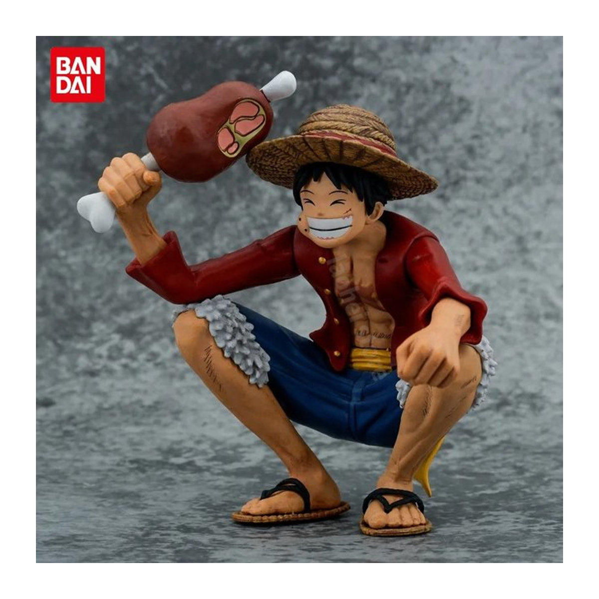 Bandai One Piece Anime-Figur Monkey D. Luffy Actionfigur aus PVC, mehrfarbig, Höhe: 15 cm - Bild 1