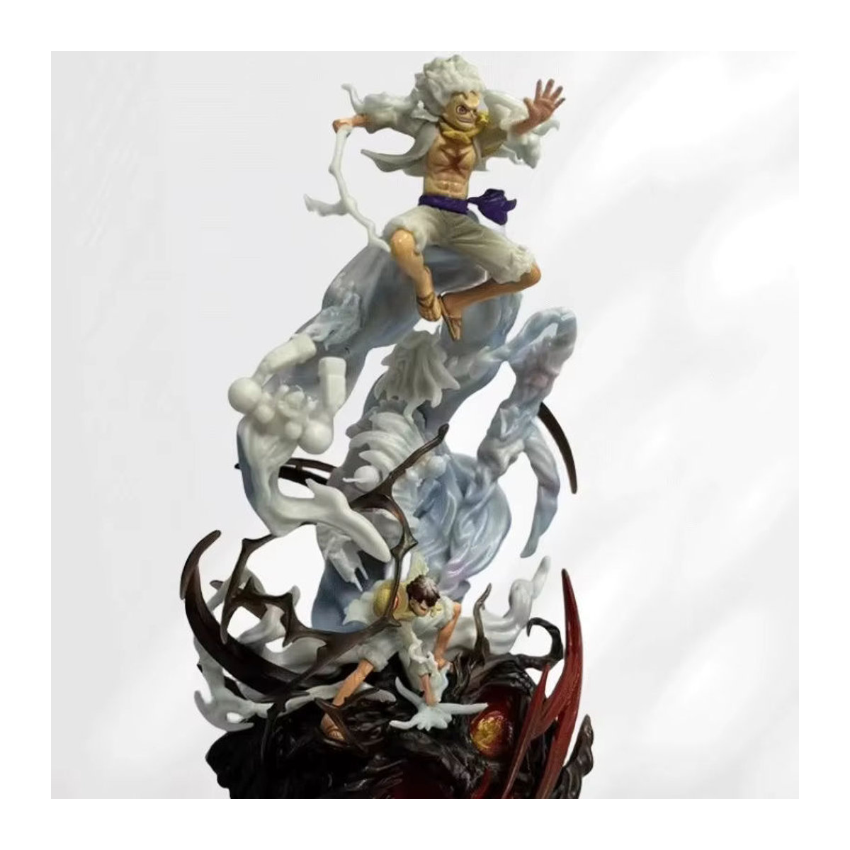 Bandai One Piece Anime Figur Monkey D. Luffy Gear 5 Nika Sonnengott Modellstatue mehrfarbig - Bild 3