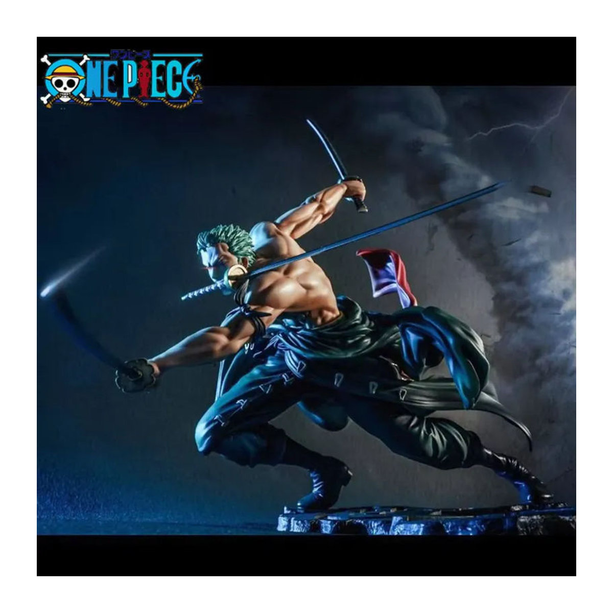 Bandai One Piece Anime Figur Roronoa Zoro Actionfigur aus Kunststoff, mehrfarbig, Höhe: 10 cm - Bild 2