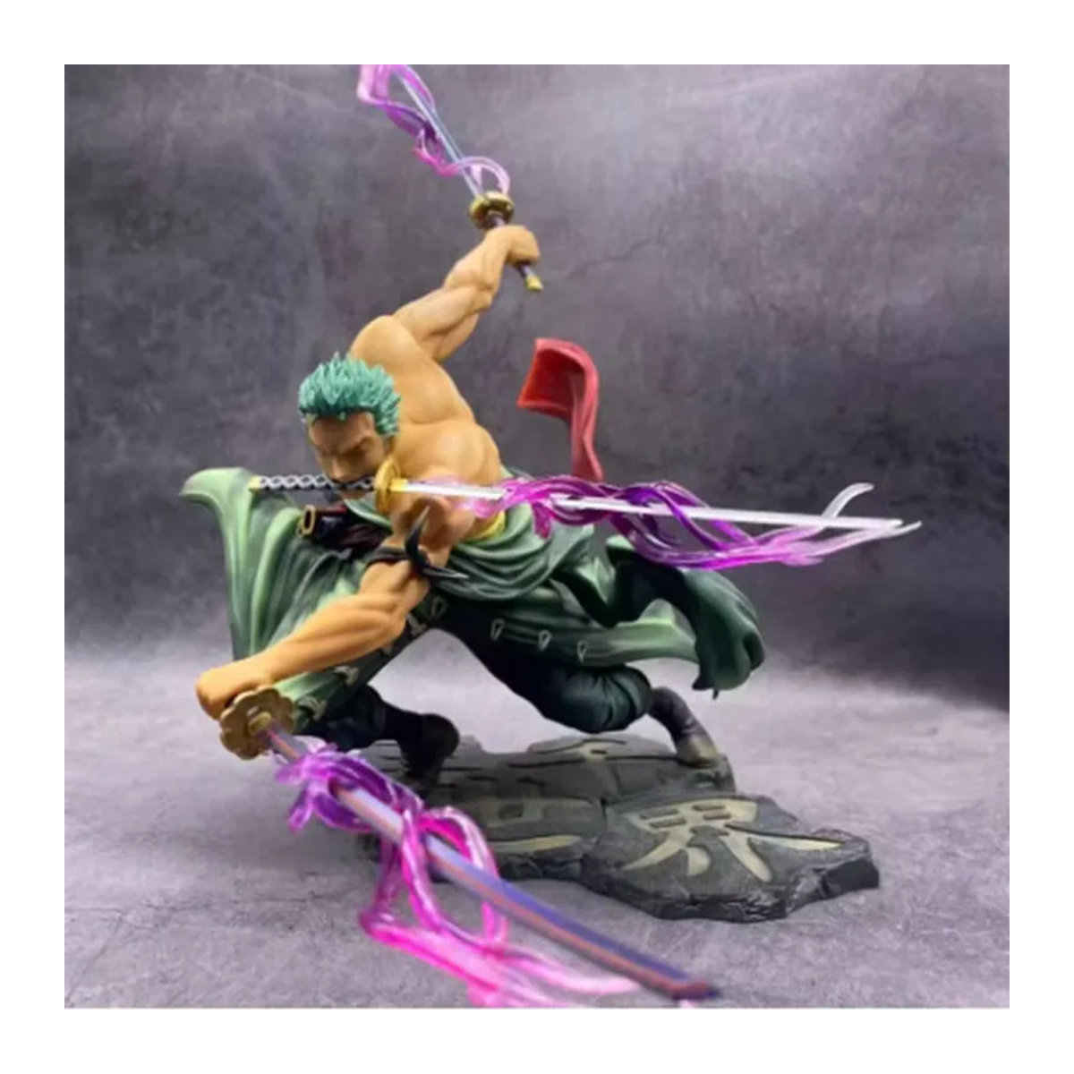 Bandai One Piece Anime Figur Roronoa Zoro Actionfigur aus Kunststoff, mehrfarbig, Höhe: 10 cm - Bild 4