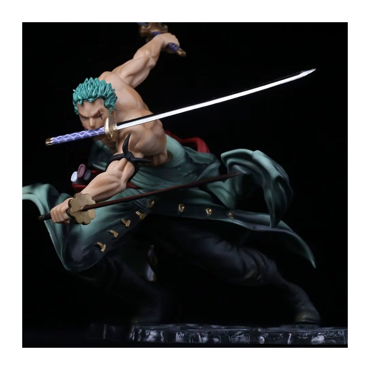 Bandai One Piece Anime-Figur Roronoa Zoro Drei-Klingen-Sa-Maximum Actionfigur, mehrfarbig, Höhe: 10 cm - Bild 2