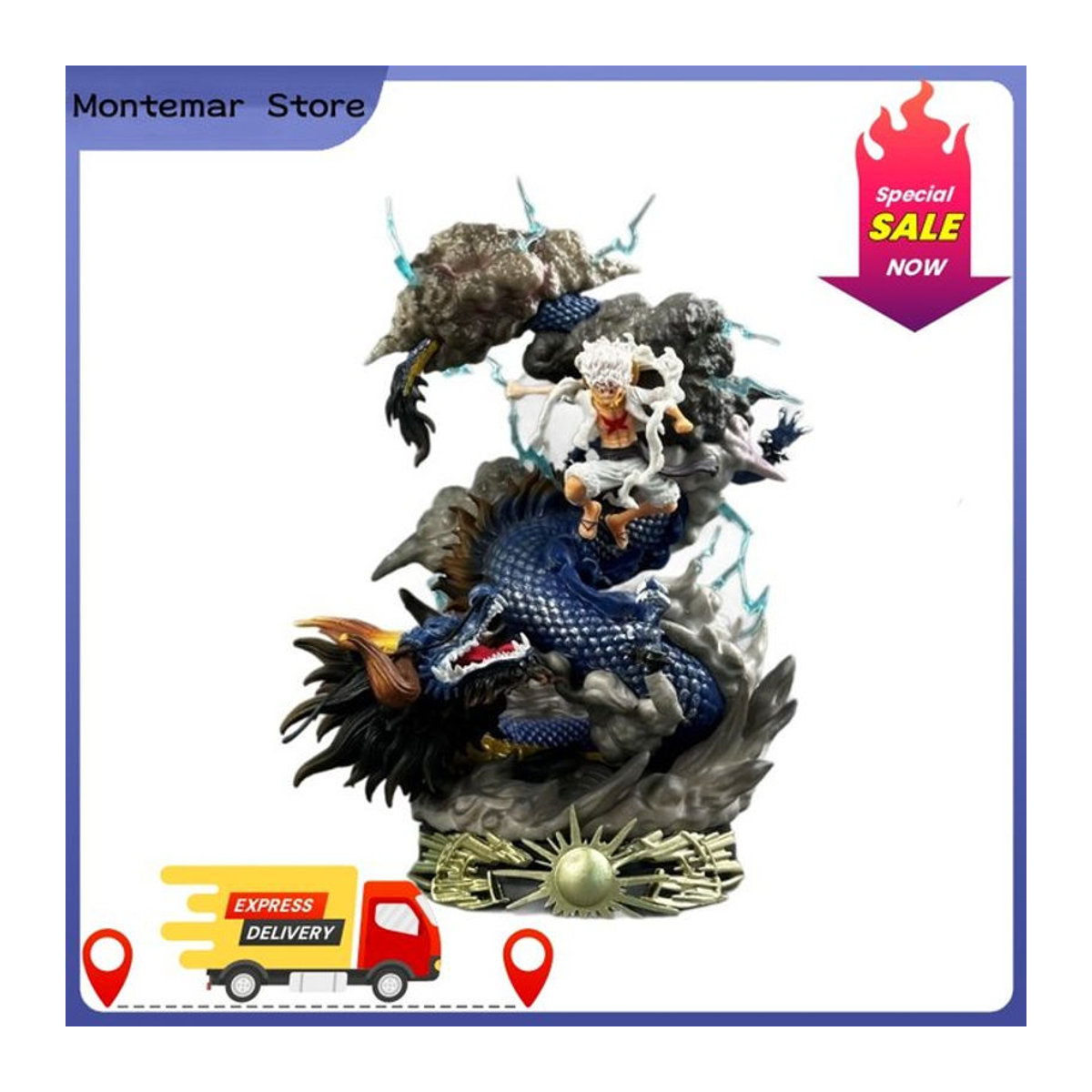 Bandai One Piece Anime Figur Ruffy Gear 5 Nika vs Kaidou Mehrfarbig aus Kunststoff - Bild 1