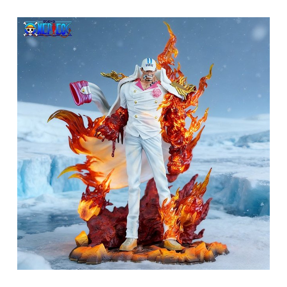 Bandai One Piece Anime Figur Sakazuki Actionfigur aus Kunststoff, mehrfarbig, Höhe: 34 cm - Bild 1