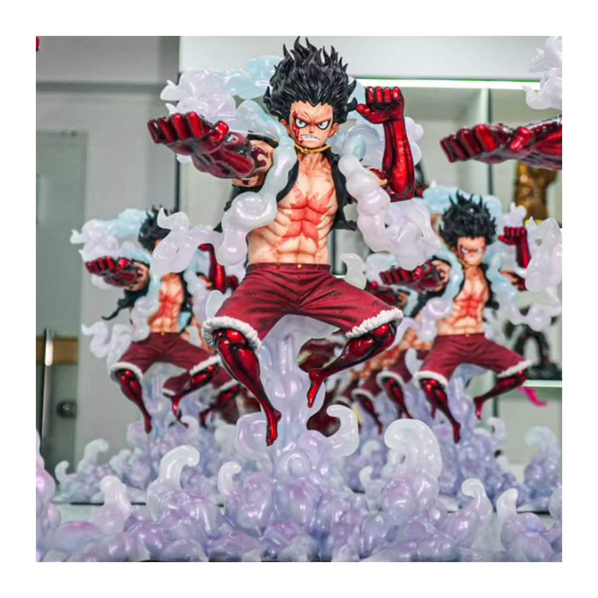 Bandai One Piece Anime Figur Snake Man Luffy Actionfigur aus Kunststoff, mehrfarbig, Höhe: 30 cm - Bild 2