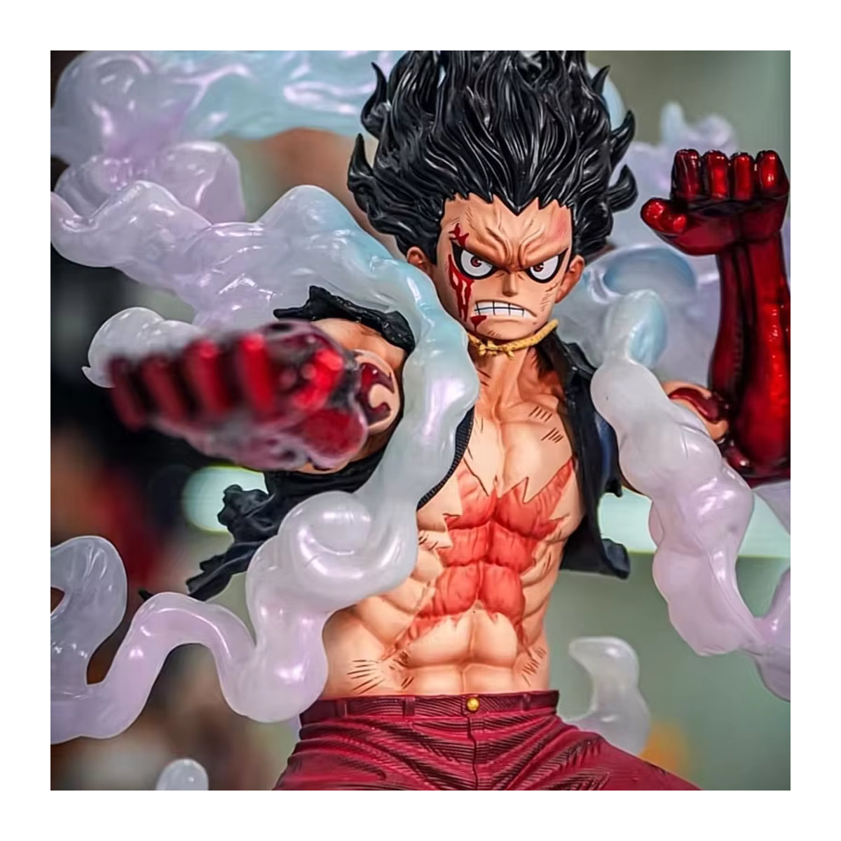 Bandai One Piece Anime Figur Snake Man Luffy Actionfigur aus Kunststoff, mehrfarbig, Höhe: 30 cm - Bild 3