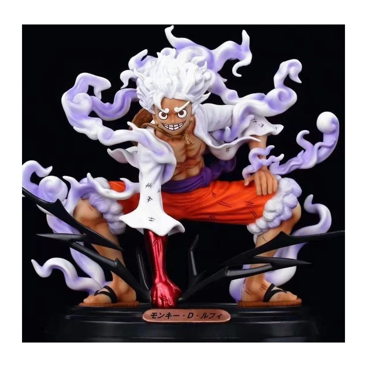 Bandai One Piece Anime Figur Sonnengott Nika Luffy Awakening Status Statue aus Kunststoff, rot/mehrfarbig - Bild 1