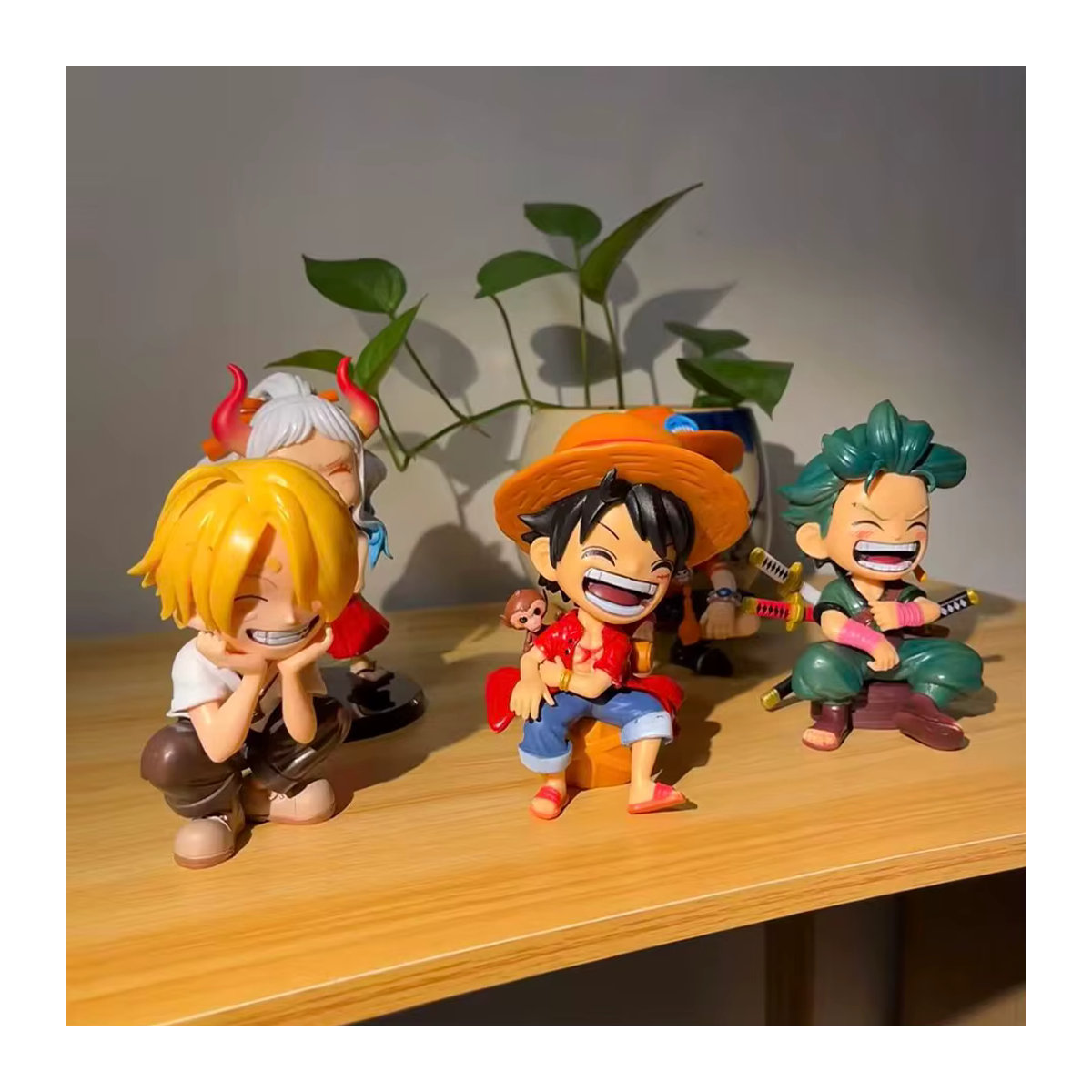 Bandai One Piece Anime-Figuren Q-Version PVC-Modelle mehrfarbig - Bild 2