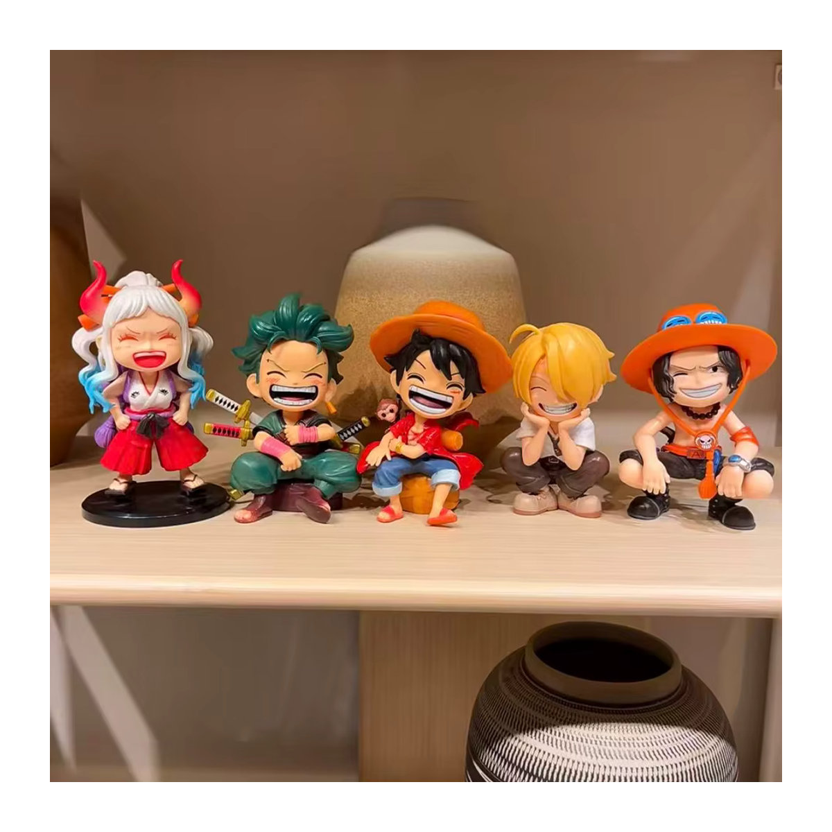 Bandai One Piece Anime-Figuren Q-Version PVC-Modelle mehrfarbig - Bild 3