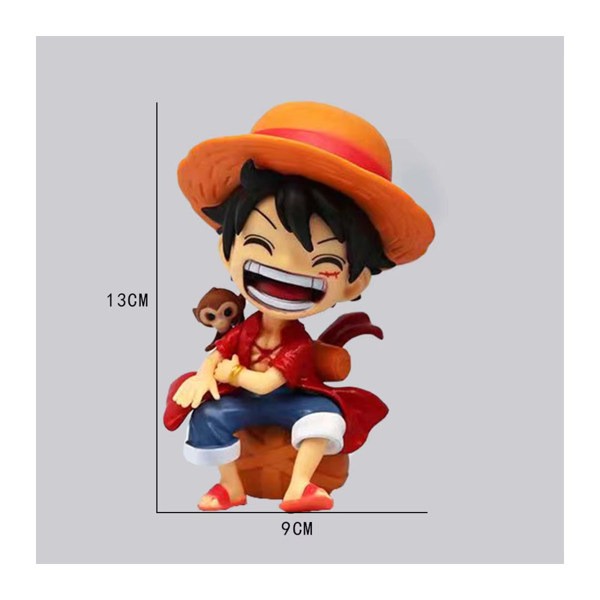 Bandai One Piece Anime Figuren Set Luffy Sanji Zoro aus Kunststoff mehrfarbig - Bild 2