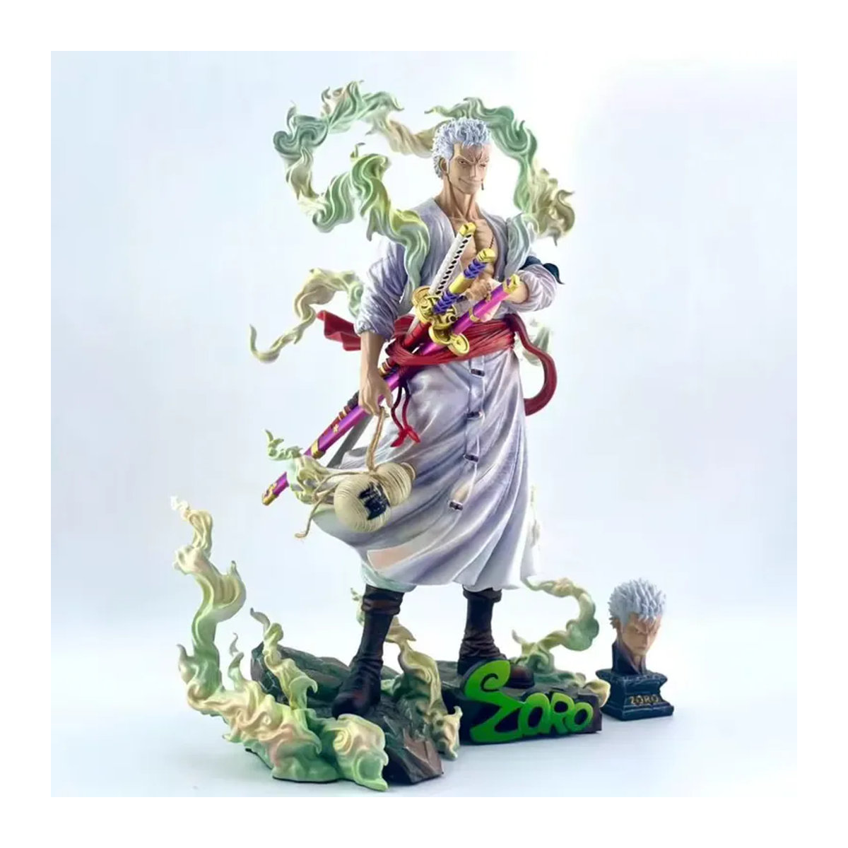 Bandai One Piece Anime Figuren Set mit Nika, Zoro und Sanji als Sammlerstücke in Mehrfarbig - Bild 1