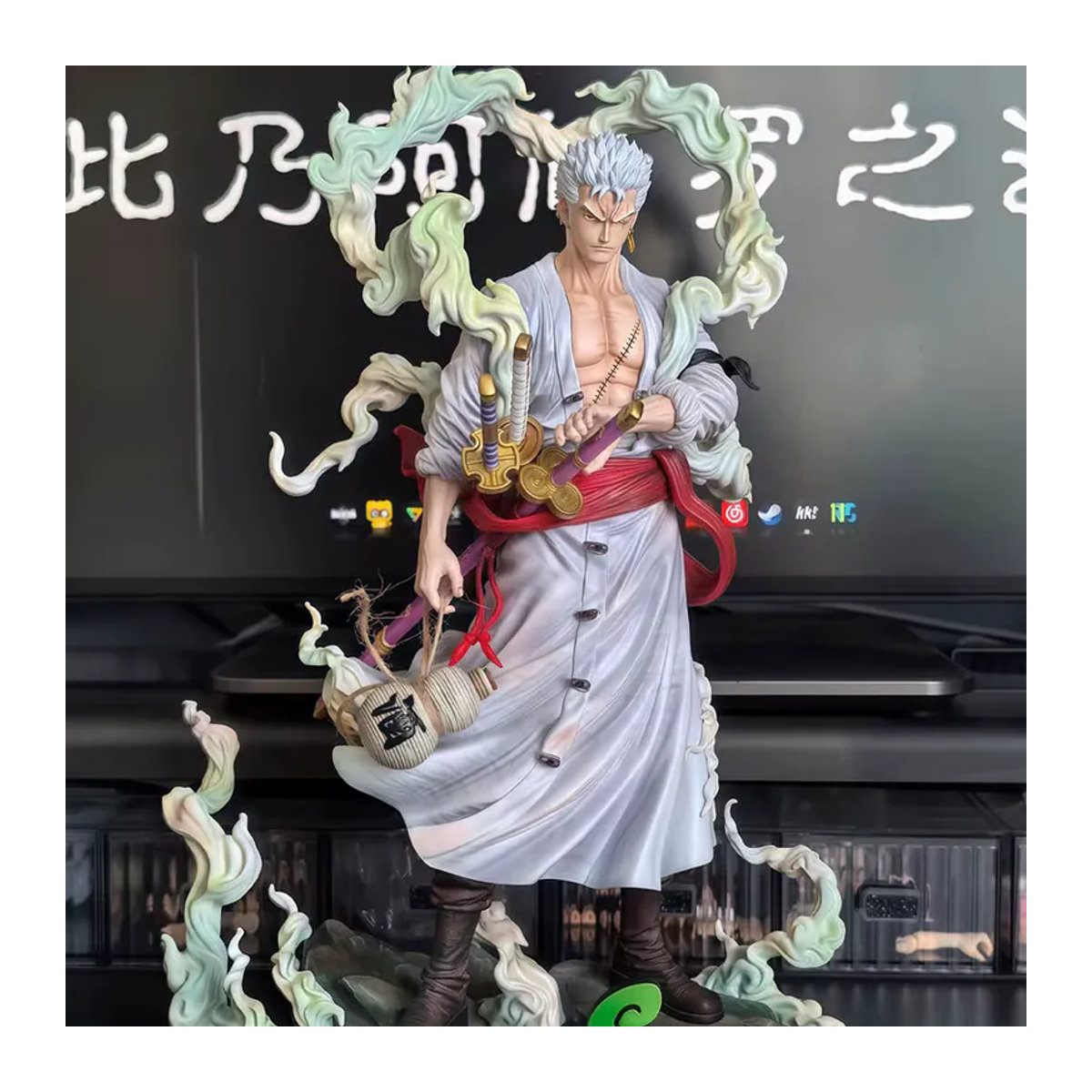 Bandai One Piece Anime Figuren Set mit Nika, Zoro und Sanji als Sammlerstücke in Mehrfarbig - Bild 3