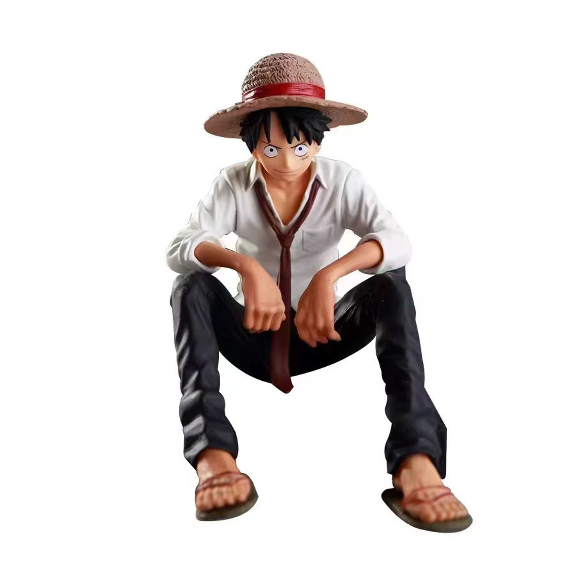 Bandai One Piece Anime Figuren Set Ruffy Sabo Ace als Dekoration und Sammlerstücke in Mehrfarbig, Höhe: 10 cm - Bild 2