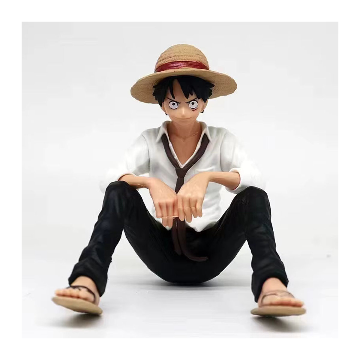 Bandai One Piece Anime Figuren Set Ruffy Sabo Ace als Dekoration und Sammlerstücke in Mehrfarbig, Höhe: 10 cm - Bild 3