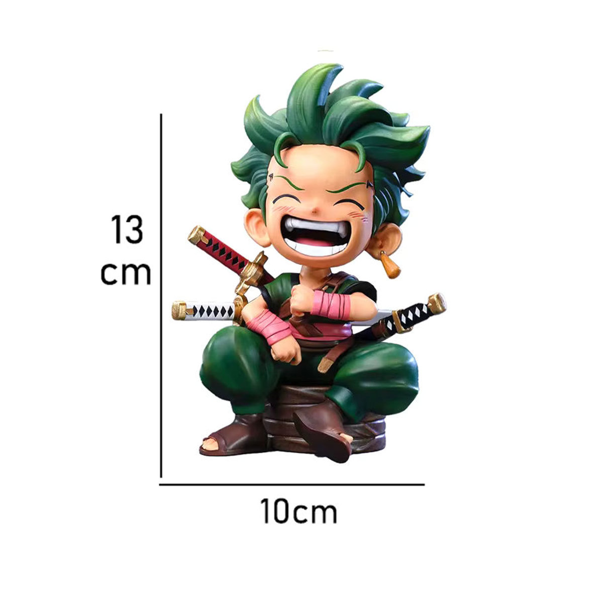 Bandai One Piece Anime Figuren Set Ruffy Sanji Zoro Q-Version aus Kunststoff in Mehrfarbig für deine Desktop-Dekoration - Bild 5
