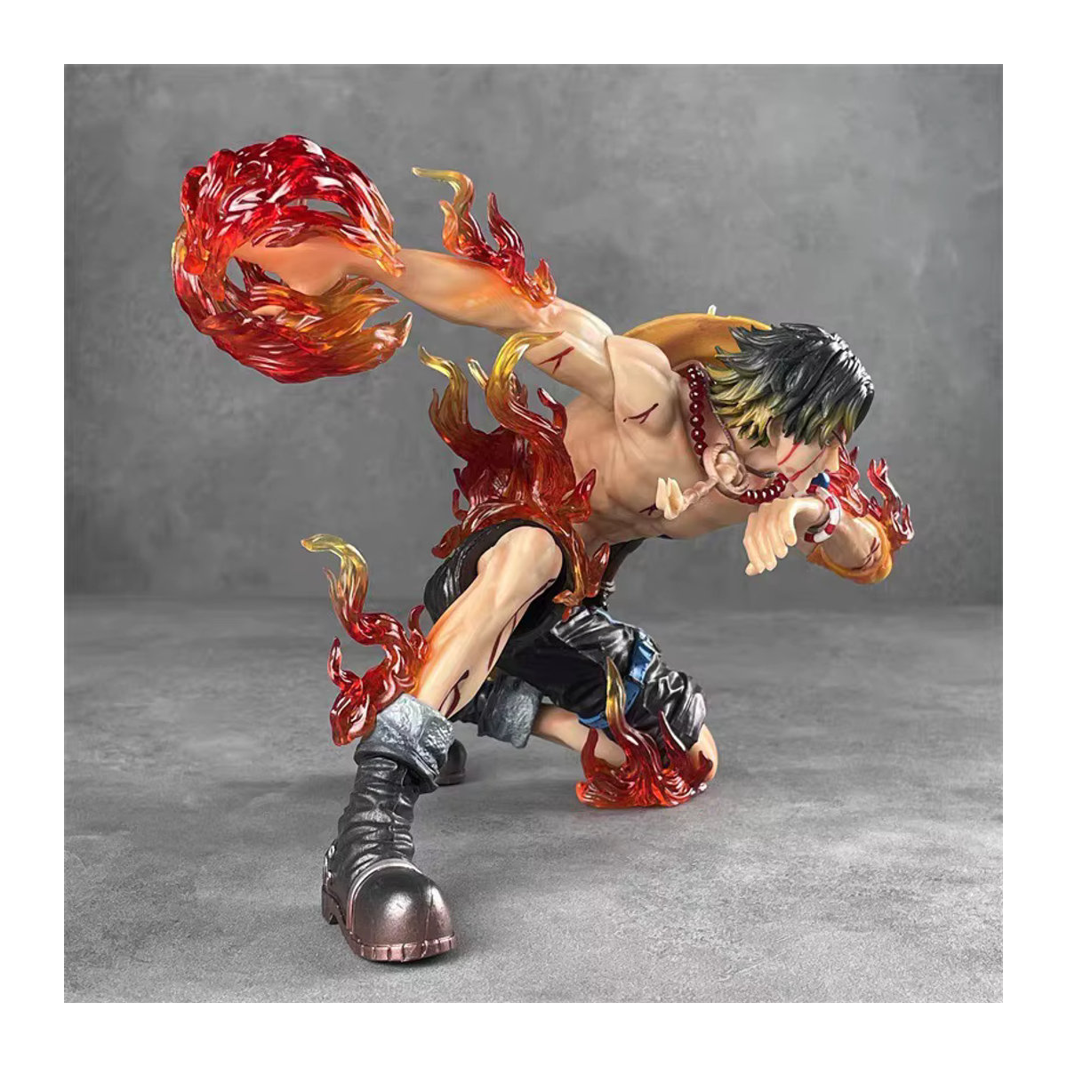 Bandai One Piece Anime Portgas D. Ace Actionfigur, mehrfarbig, Höhe: 20 cm - Bild 2