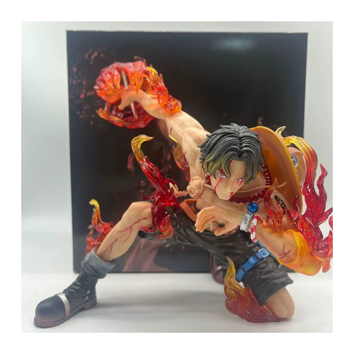 Bandai One Piece Anime Portgas D. Ace Actionfigur, mehrfarbig, Höhe: 20 cm - Bild 4