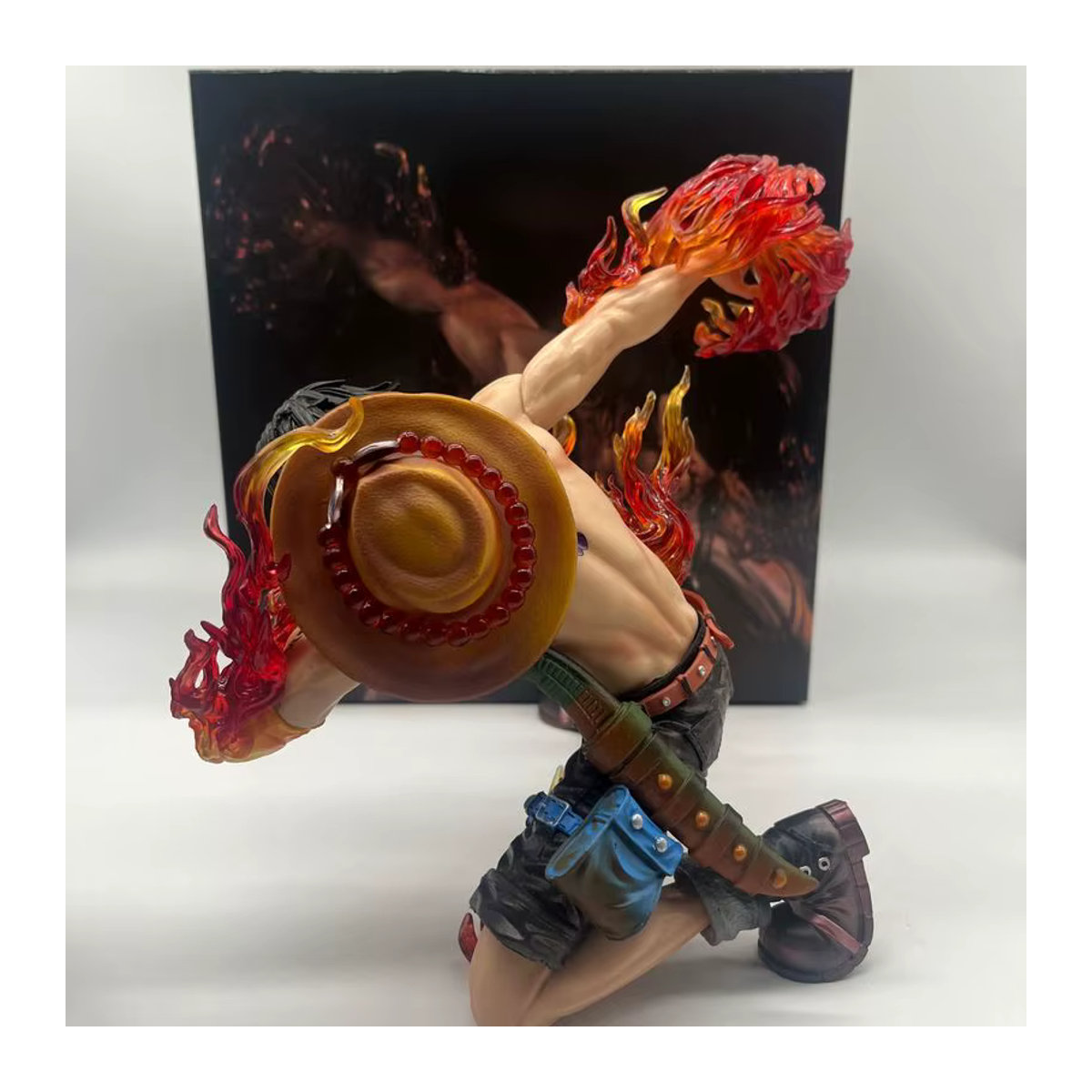 Bandai One Piece Anime Portgas D. Ace Actionfigur, mehrfarbig, Höhe: 20 cm - Bild 5
