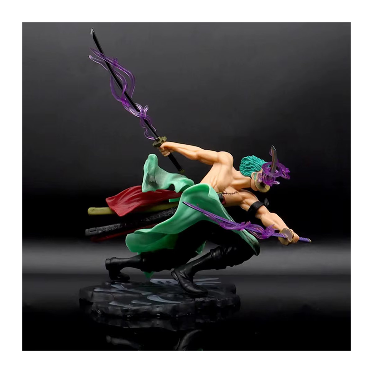 Bandai One Piece Anime Roronoa Zoro Actionfigur aus PVC, mehrfarbig, Höhe: 10 cm - Bild 4