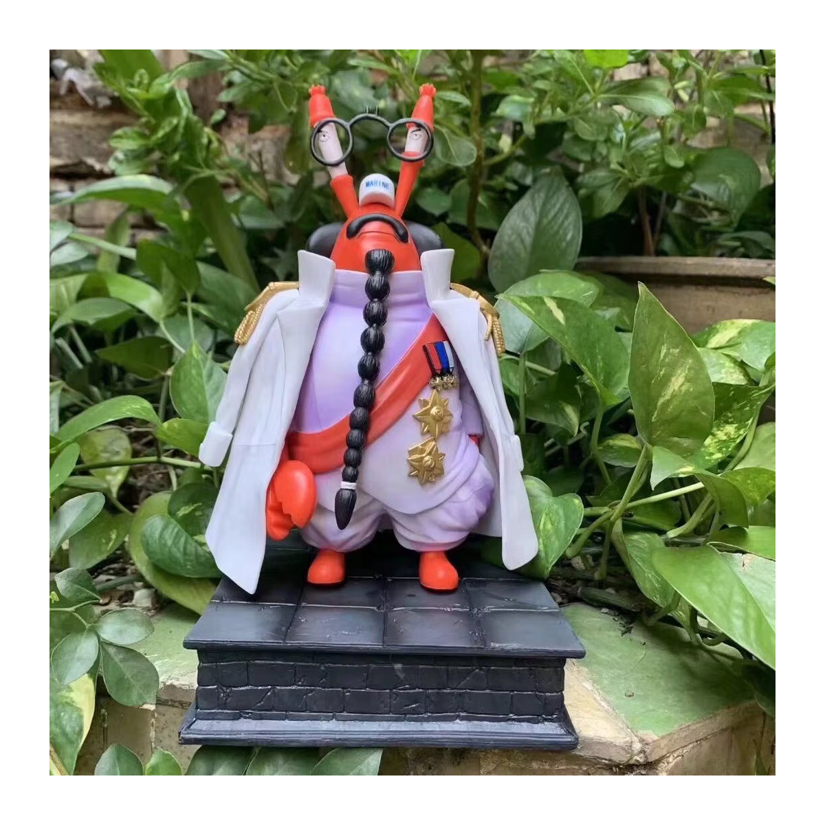 Bandai One Piece Anime Sammelfigur Marine Drei Generäle PVC Modell mehrfarbig - Bild 1