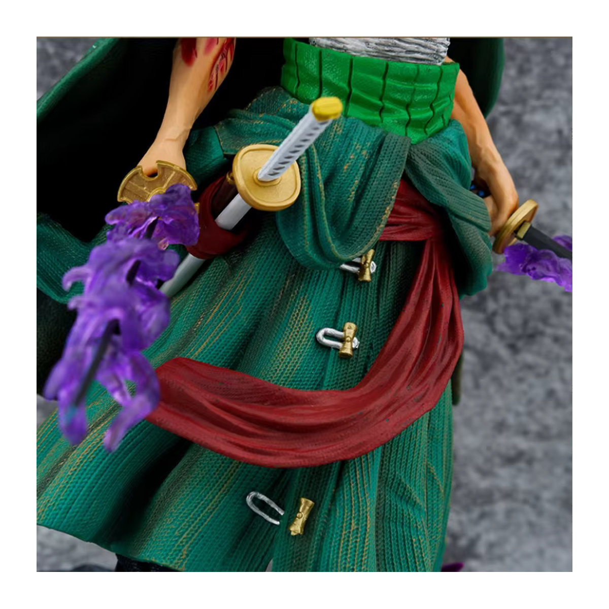 Bandai One Piece Anime Statue Roronoa Zoro Blood Bathing Version, mehrfarbig, Höhe: 21 cm - Bild 6