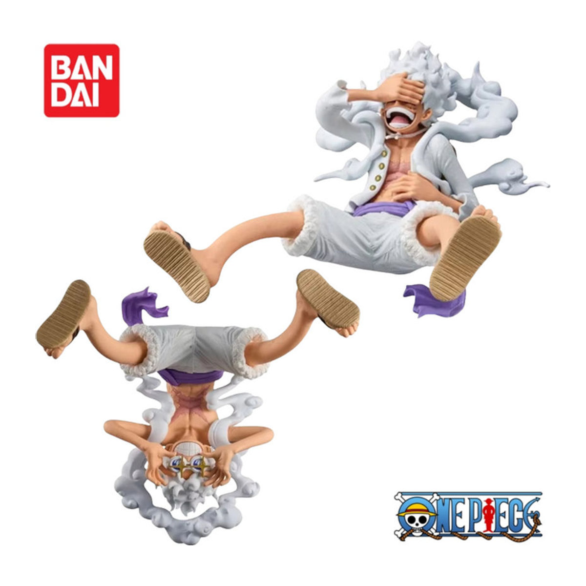 Bandai One Piece Banpresto Koa Künstler Ruffy King Gear 5 Anime-Figur in Weiß - Bild 1